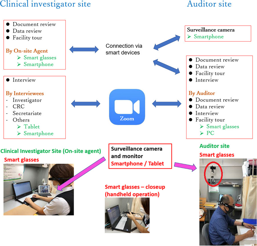 Clinical Investigator and Audit Site Figure