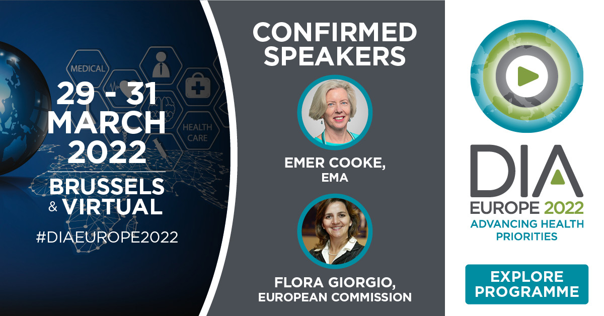 DIA Europe 2022 Confirmed Speakers Advertisement