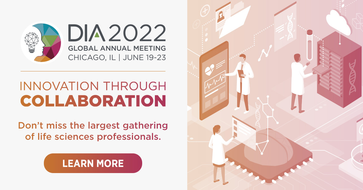 DIA Global Annual Meeting 2022 Advertisement