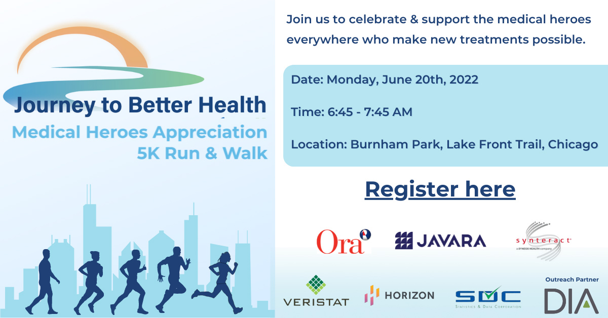 Journey to Better Health | Medical Heroes Appreciation 5K Run & Walk Advertisement
