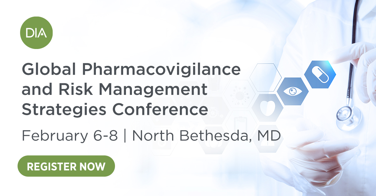 DIA Global Pharmacovigilance and Risk Management Strategies Conference Advertisement