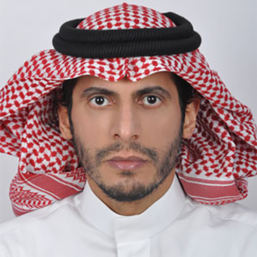 Portrait photograph headshot of Bandar Al Hammad (Saudi Food and Drug Authority) grinning