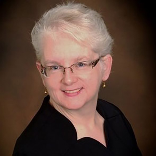 Portrait photograph headshot of Linda Bowen (Regulatory Affairs [RA] Community Chair) smiling