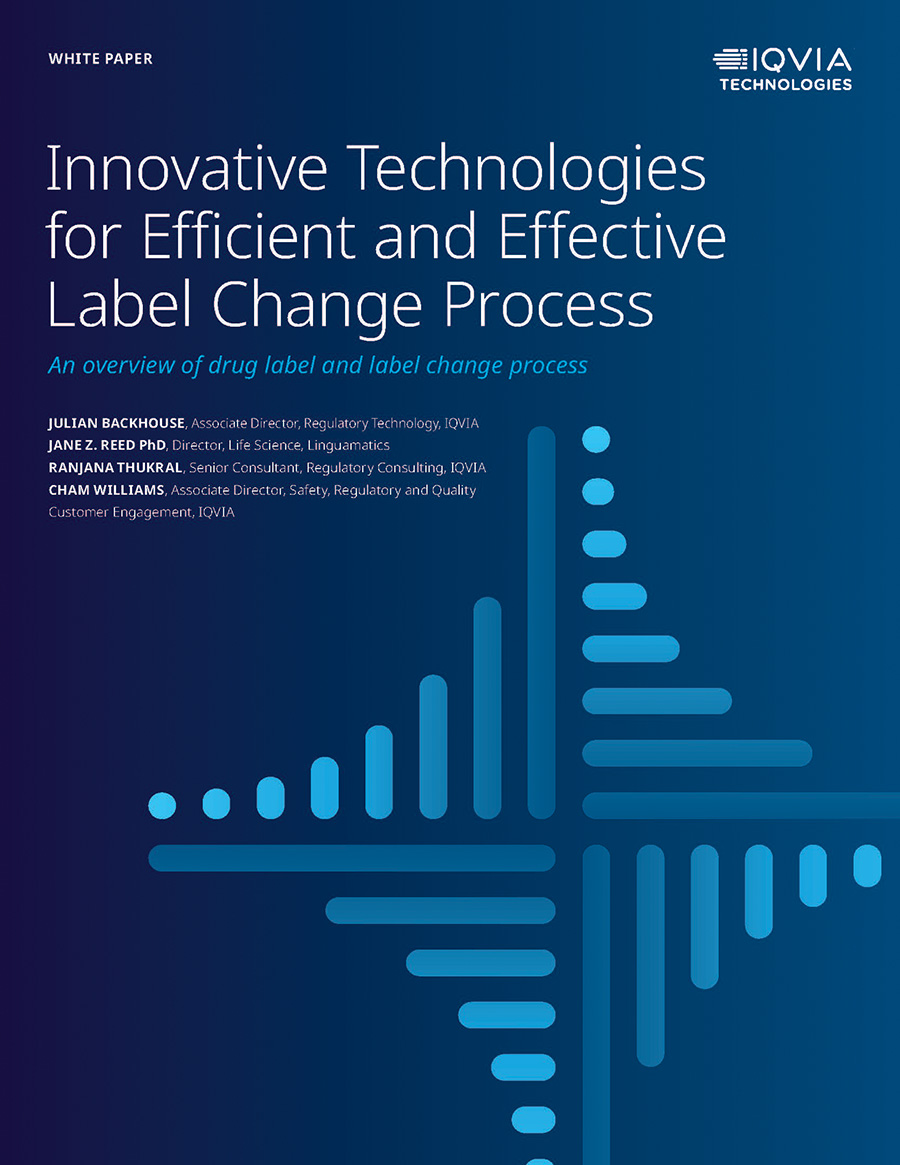 Effective Labeling IQVIA: Innovative Technologies for Efficient and Effective Label Change ...